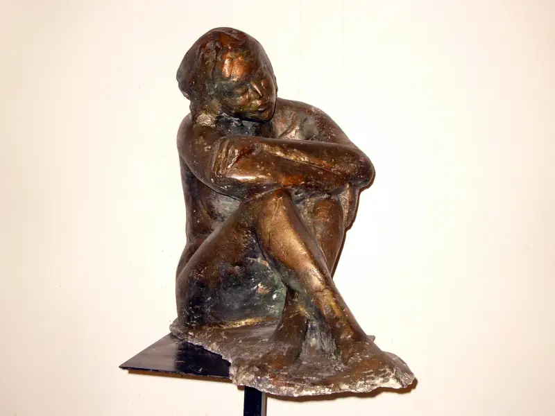 Donna accovacciata, 1981